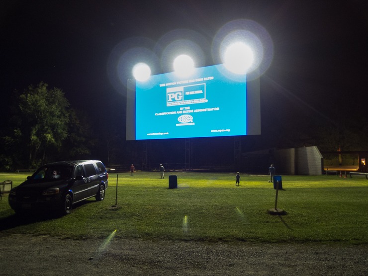End of Summer Drive-in, Fulton, NY (Sept 2015)
